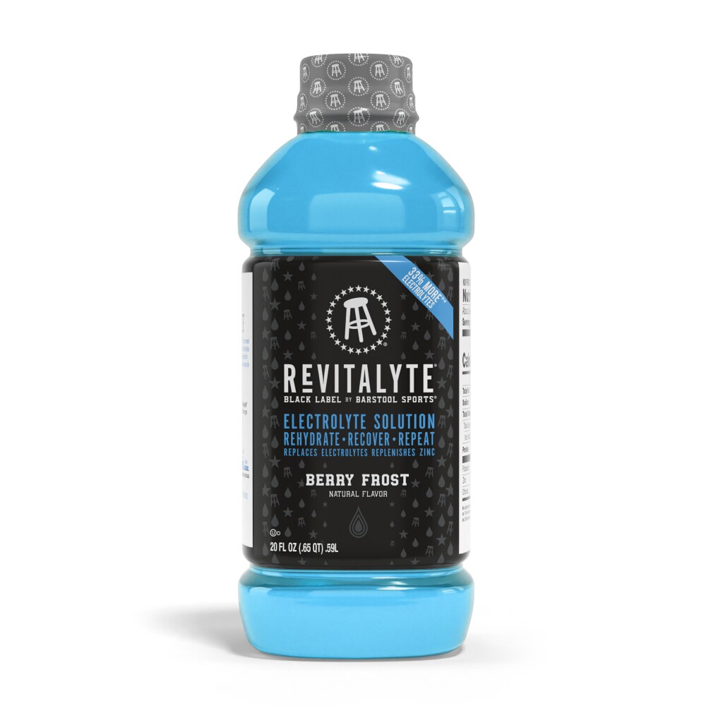 Revitalyte Barstool Black Label Berry Frost 20oz