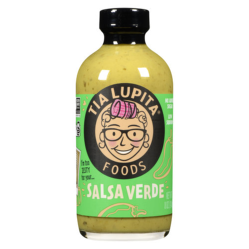 Tia Lupita Foods Hot Sauce, Salsa Verde 8 Oz