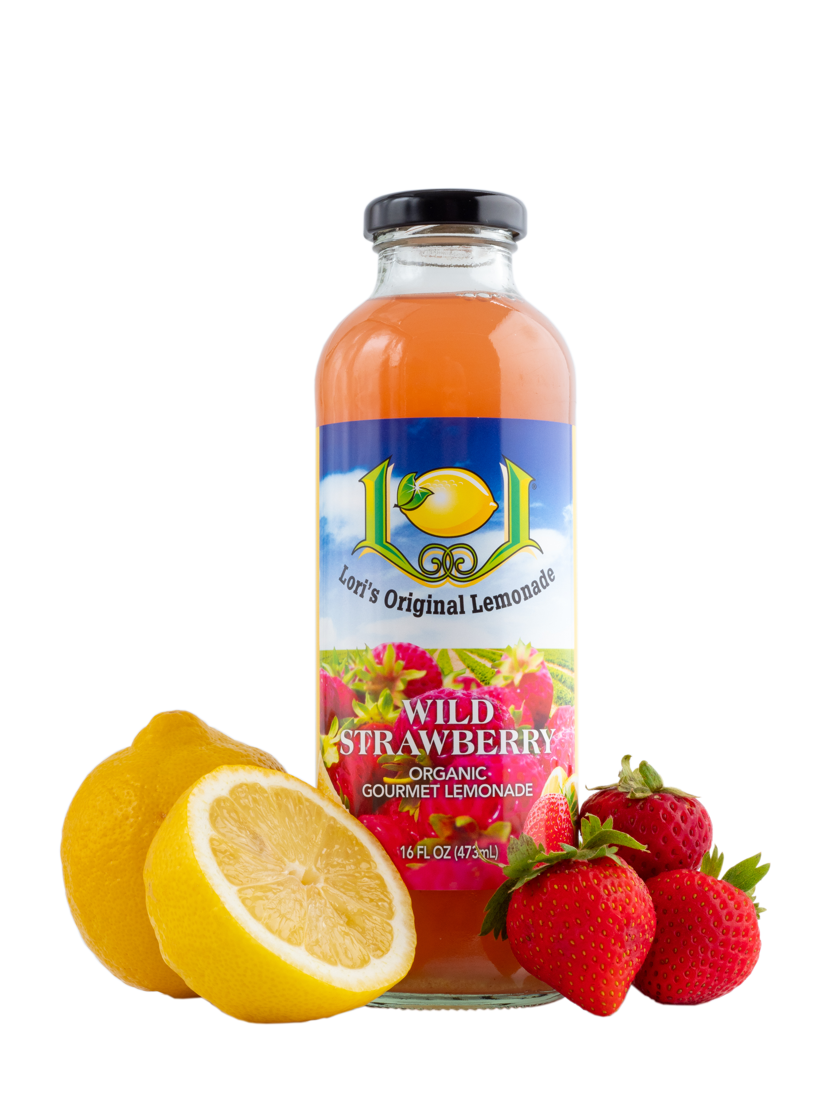 Lori's Original Lemonade Gourmet, Organic, Wild Strawberry