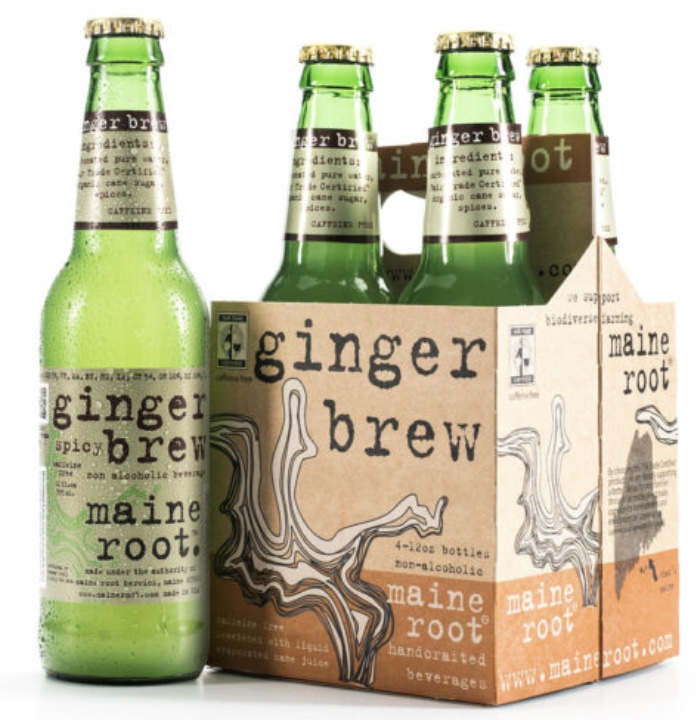 Maine Root Ginger Brew Soda 4/12fz