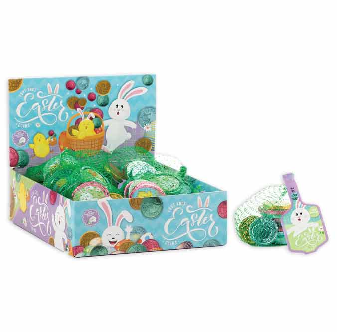 Fort Knox Easter Coins In Mesh Bag In Display