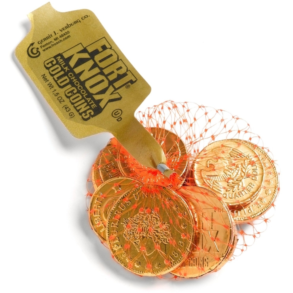 Fort Knox Milk Chocolate Gold Coins