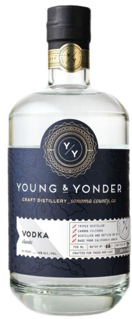 Young & Yonder Classic Vodka 750 Ml