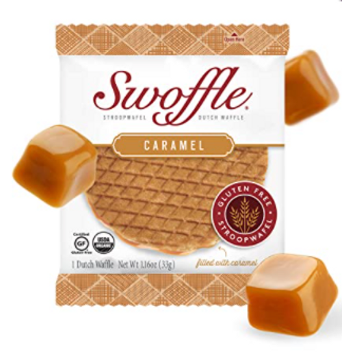 Swoffle Dutch Waffle - Original Caramel - Case Of 16 - 1.16 Oz