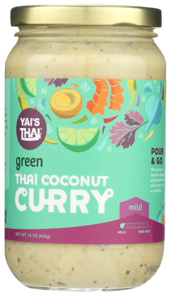 Yai's Thai Coconut Curry - Green - Case Of 6 - 16 Oz