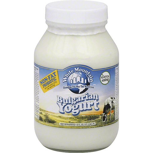 White Mountain Yogurt, Bulgarian, Non-Fat