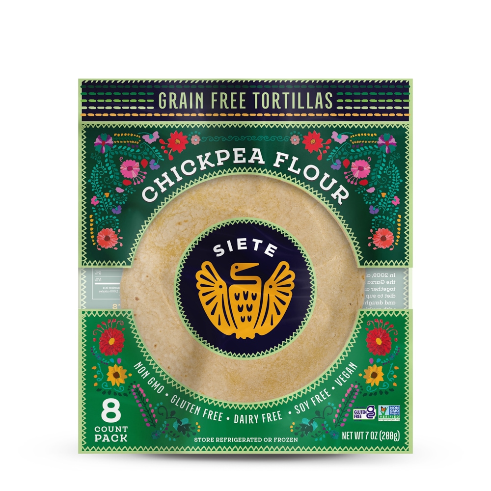Siete Chickpea Flour Grain Free Tortillas