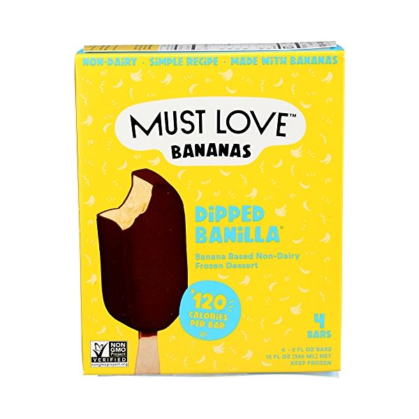 Hakuna Banana Must Love Dipped Banilla Frozen Bar 4 Count, 9 FZ