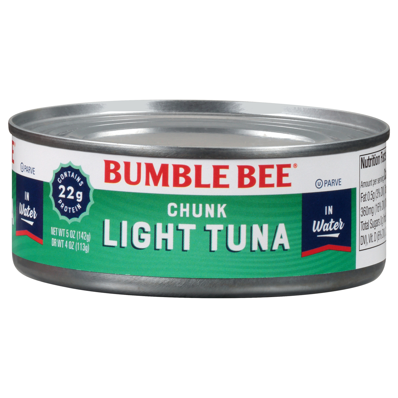 Bumble Bee Chunk Light Tuna In Water 5 Oz Can