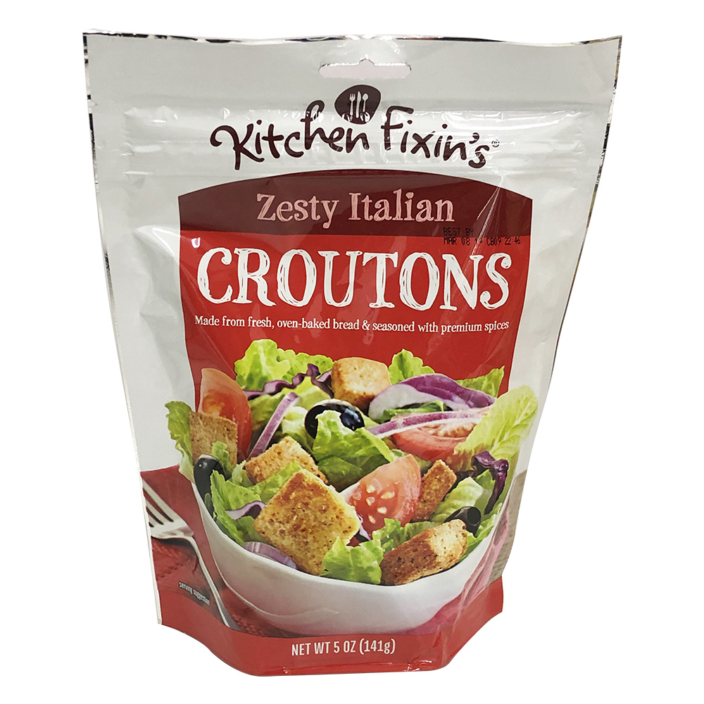 Kitchen Fixins Croutons 5 Oz Zesty Italian