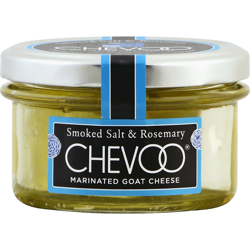 Chevoo Goat Cheese, Marinated, Smoked Salt & Rosemary