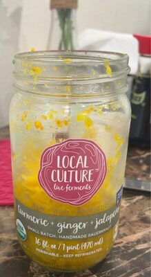 L.c. Tumeric Ginger Sauerkraut