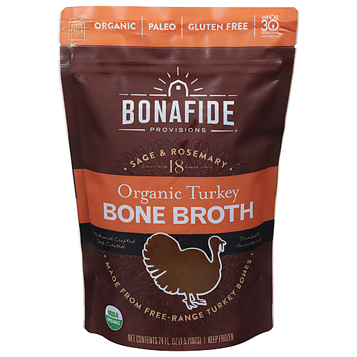 Bonafide Provisions Organic Turkey Bone Broth 24 Fl Oz