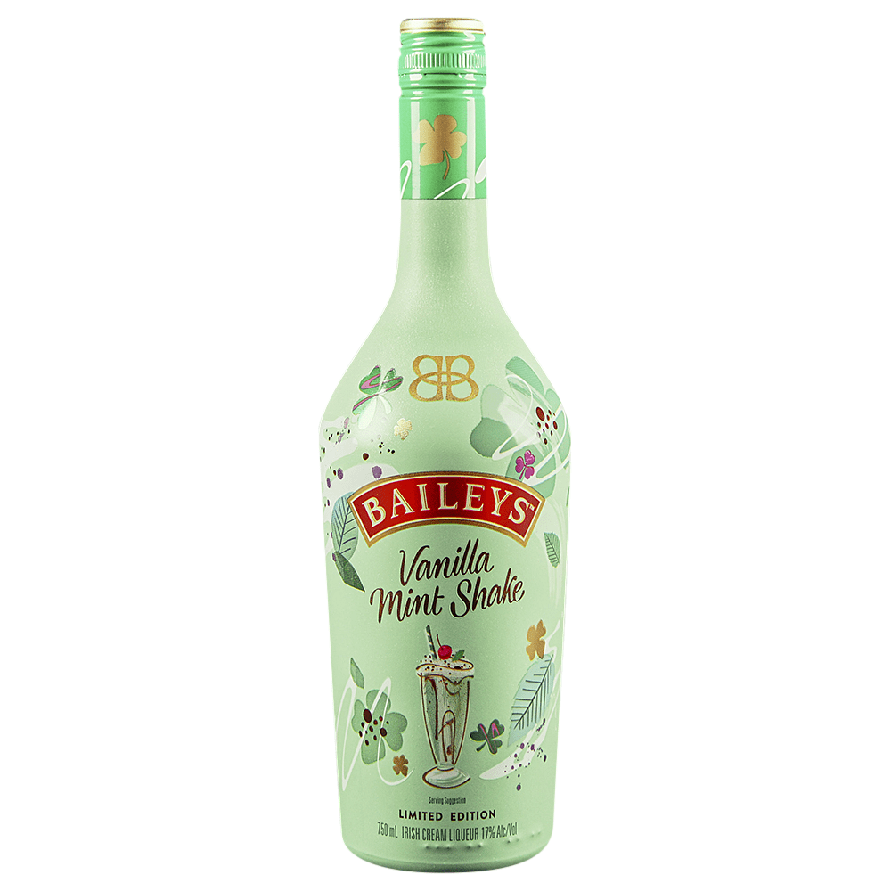 Bailey's Vanilla Mint Shake Irish Cream Liqueur, 750 mL