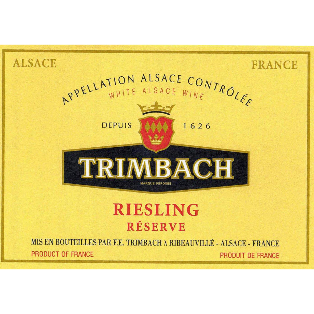 Trimbach Alsace AOC Reserve Riesling 750ml