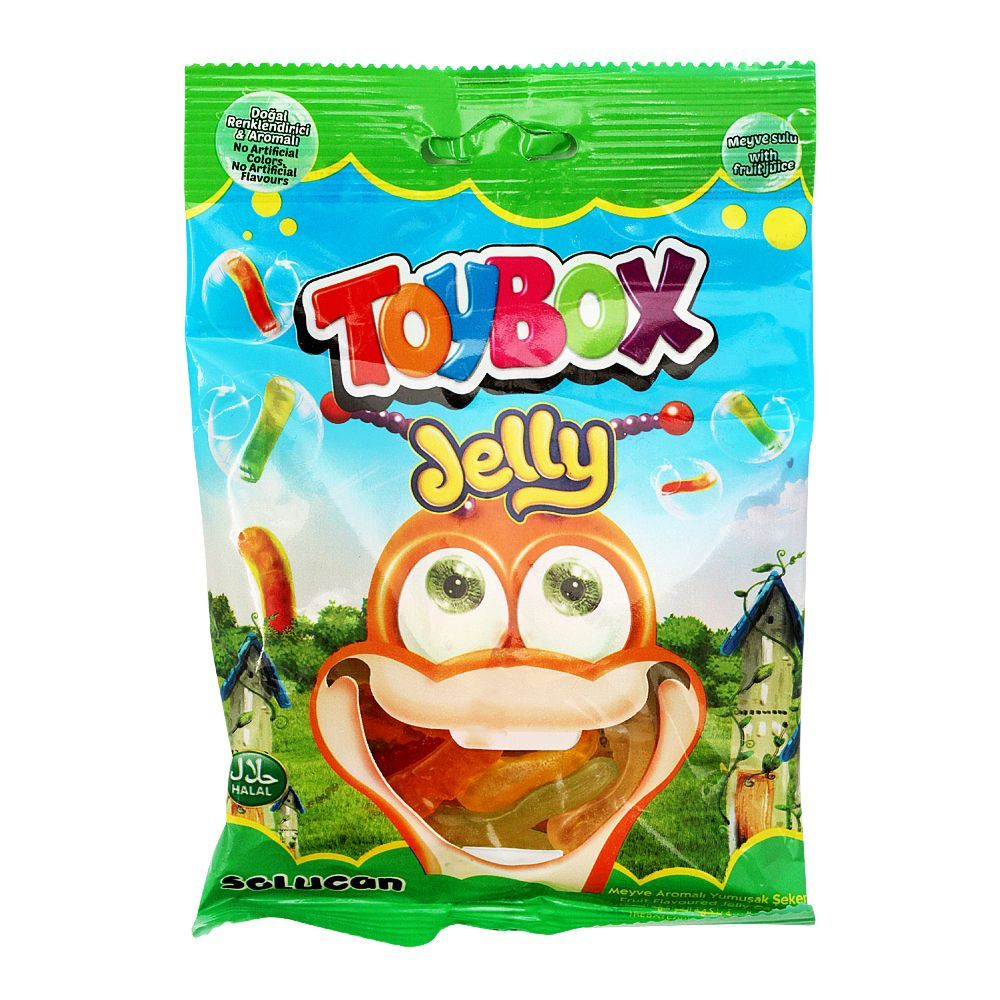 Toybox Jelly Worms Pouch 80gm