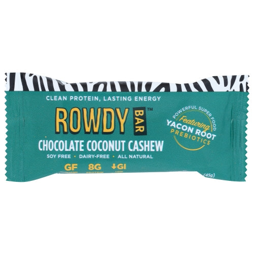 Rowdy Bars Bar Choc Ccnut Cashew Case Of 12 X 1.59 Oz
