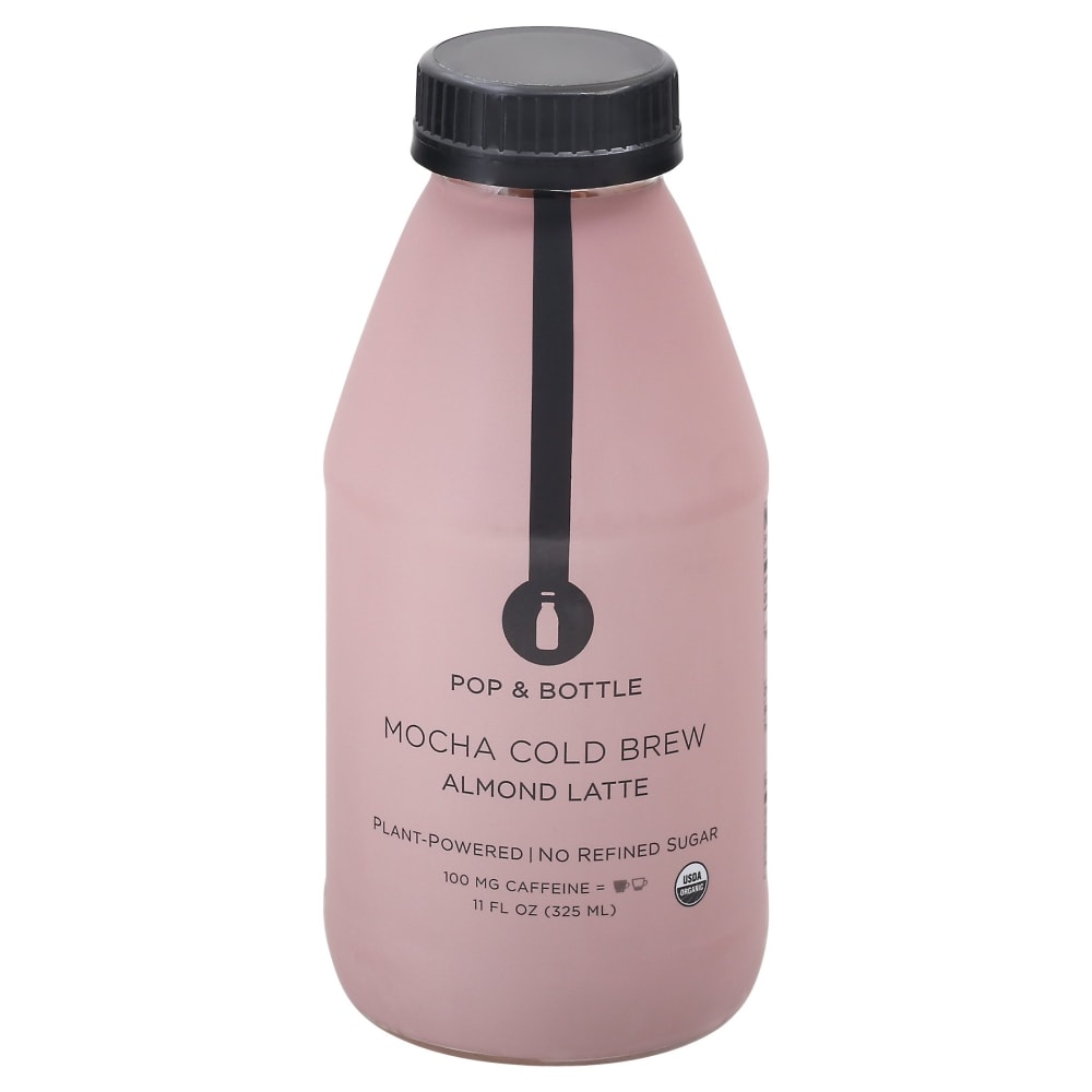 Pop & Bottle Plant-Powered Mocha Cold Brew Almond Latte