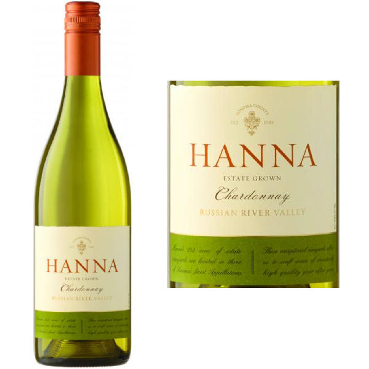 Hanna Chardonnay Russian River Valley 2019 750Ml