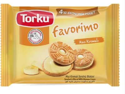 Torku Favorimo Biscuit With Banana Cream 244G