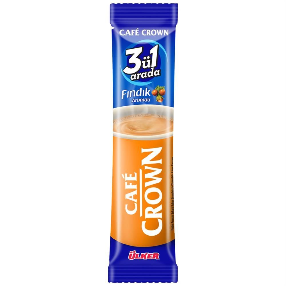 Cafe Crown Ülker With Hazelnut (3 In 1) 18 Gr