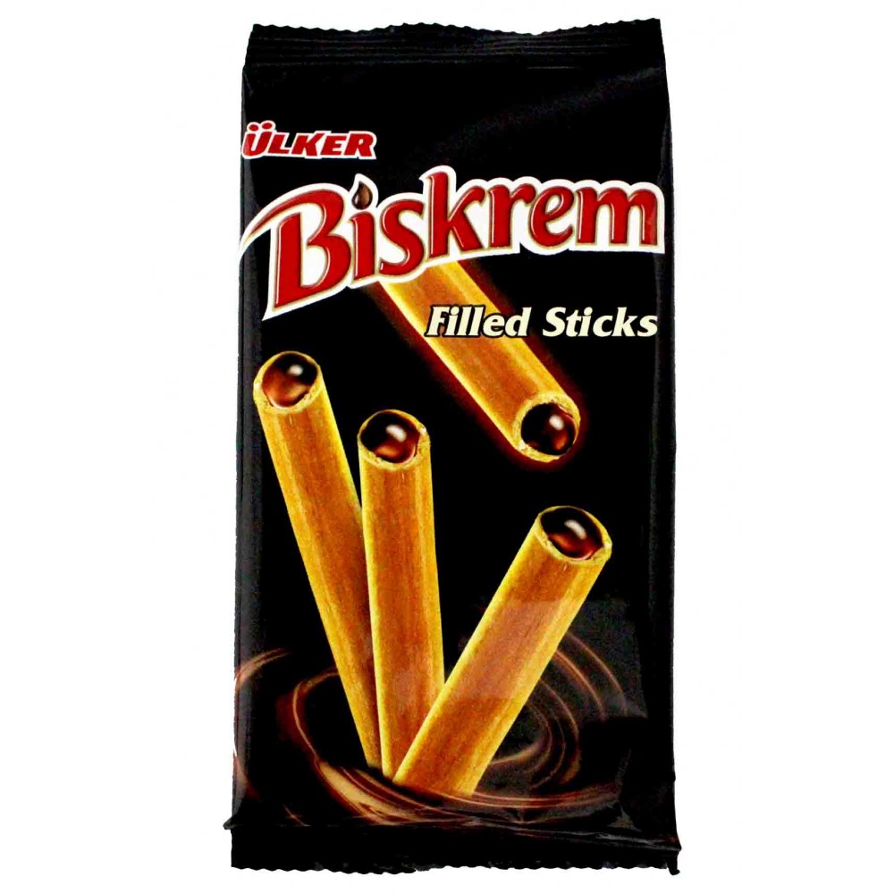 Ülker Bi̇skrem Sticks 32gr اولكر - اصابع محشية بسكريم 45 غم
