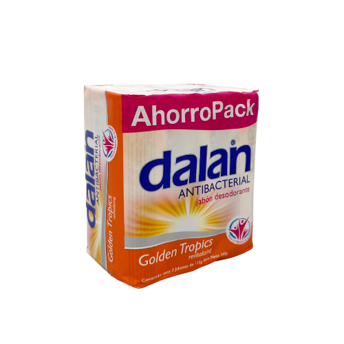 Jabón Golden Tropic Tri-Pack 115Gr C/U Dalan