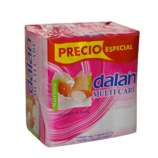 Dalan Jabón De Almendra Y Leche 3-pack 225gr