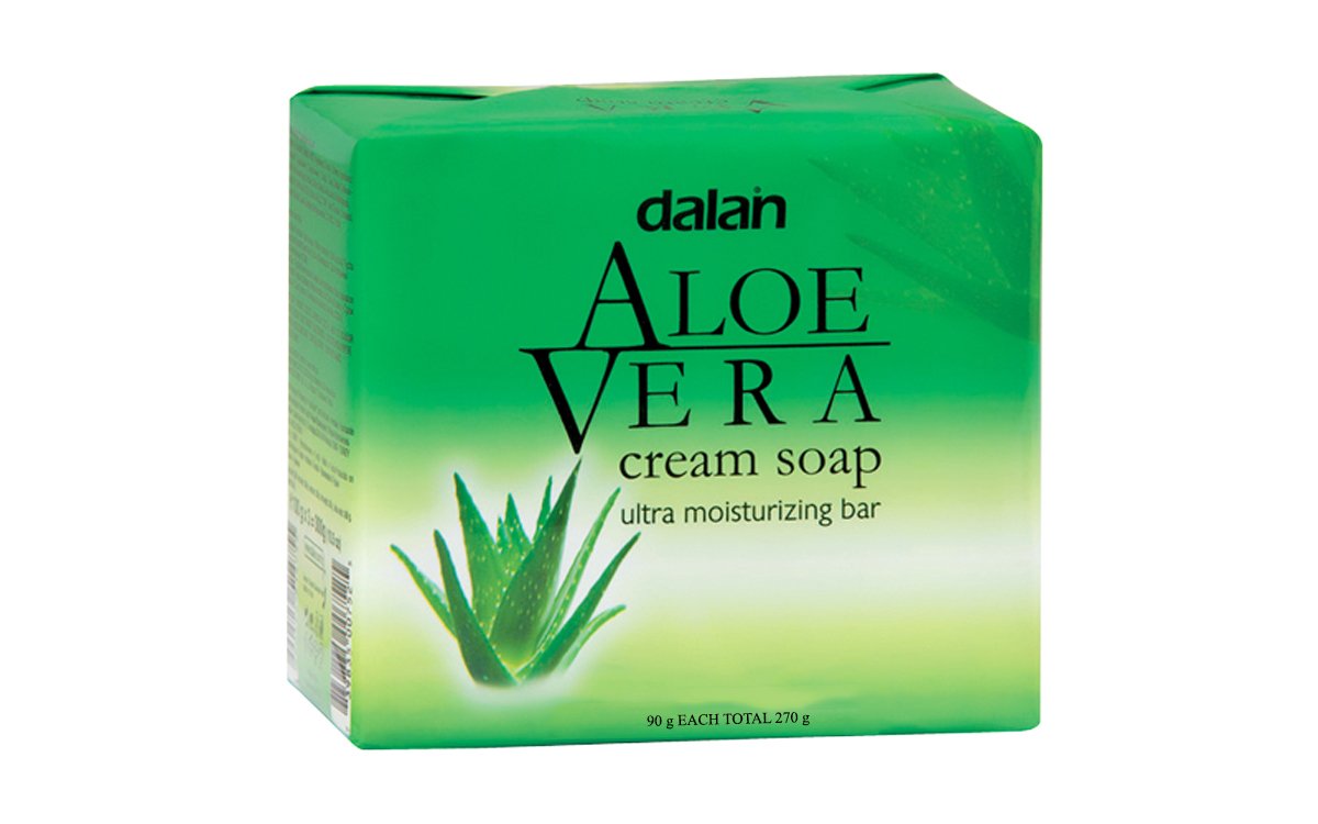 Dalan Cream Soap With Aloe Vera (90 Grams X 3) Imported From Turkey @ Rs 200. Cream Base Ultra Moisturising Soap With Aloe Vera