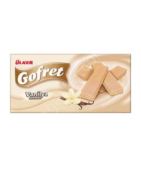 Ulker-Vanilla Cream Wafers Gofret 7.76 Oz 220 Gr