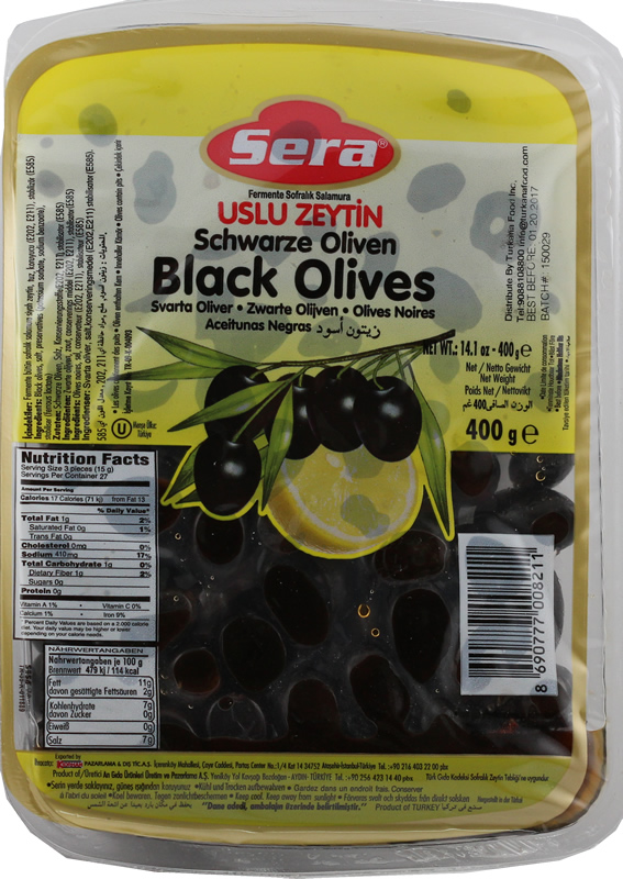 Uslu Black Olives Pack