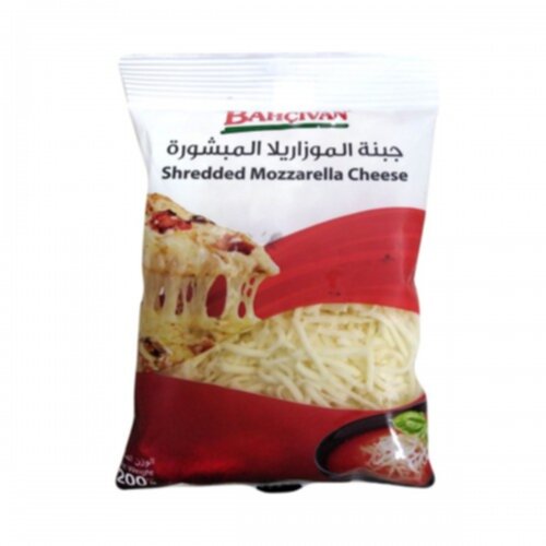 Bahcivan Shredded Mozzarella Cheese 200Gr X 12