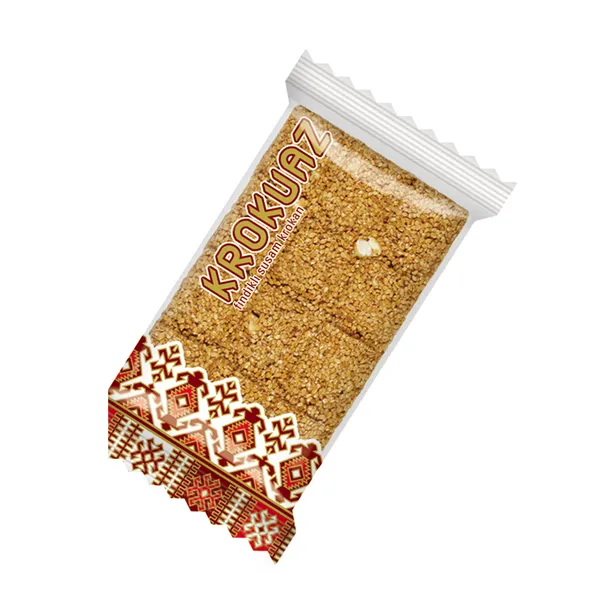Tempo Krokuaz Sesame Hazelnut Snack Bar 80 Gr