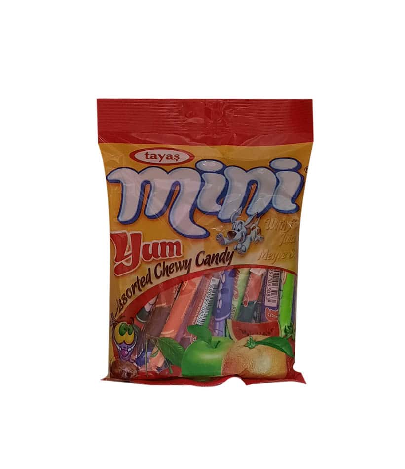 Tayas Miniyum Mini Assorted Chewy Candy 170G