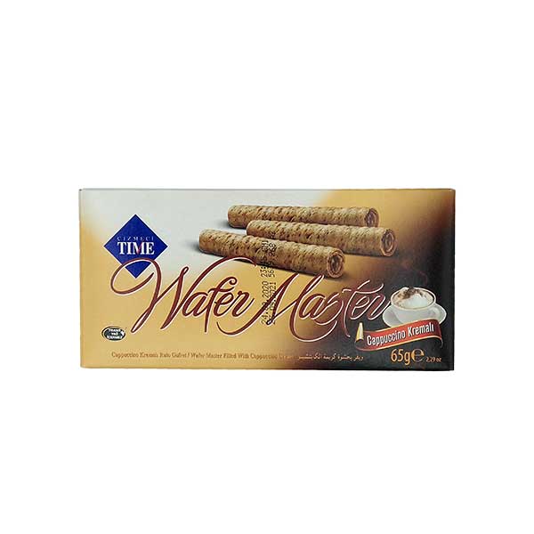 Wafer Master Time Rolls With Сappuccino Cream 65g