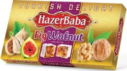 Hazer Baba Turkish Delight Figs & Walnuts 454g