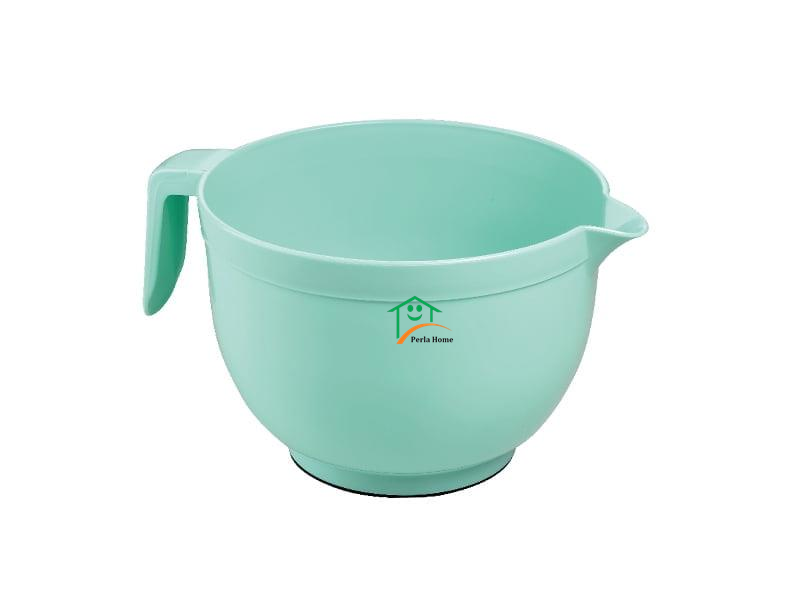 Üçsan Rührschüssel Küchenschüssel 3L Schüssel 3 Farben Mixerschüssel Mixer Schüssel
