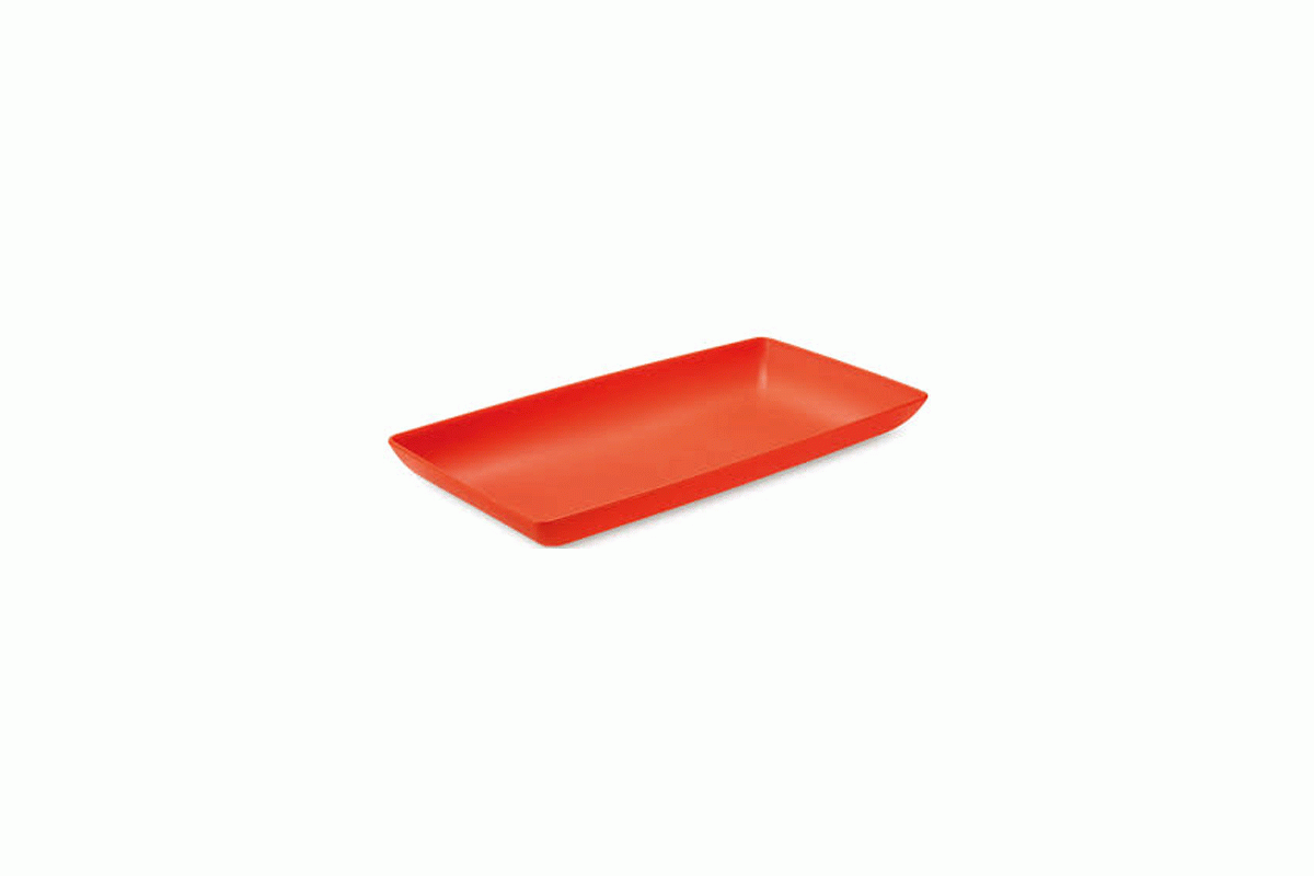 Ucsan - Ucsan Plastic Rectangular Salad Box M-638 195x365x35mm