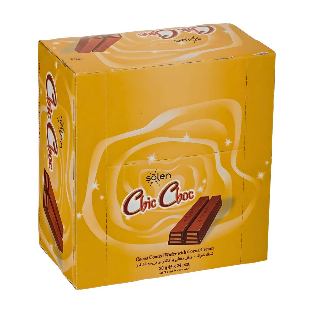 Solen ChicChoc Cocoa Coated Wafer 24x17g