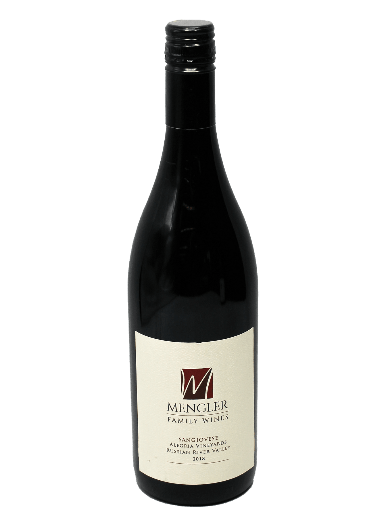 Wine 2018 Mengler Family Wines Alegria VIneyards Sangiovese