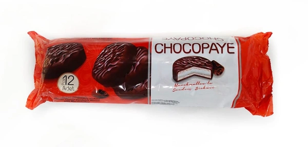 Chocopaye Simsek Chocolate Covered Marshmallow Cookie 216g