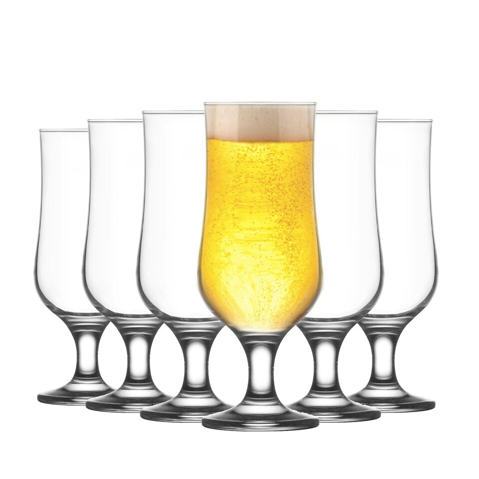 LAV Nevakar Hurricane Beer Glasses - 385ml - Clear