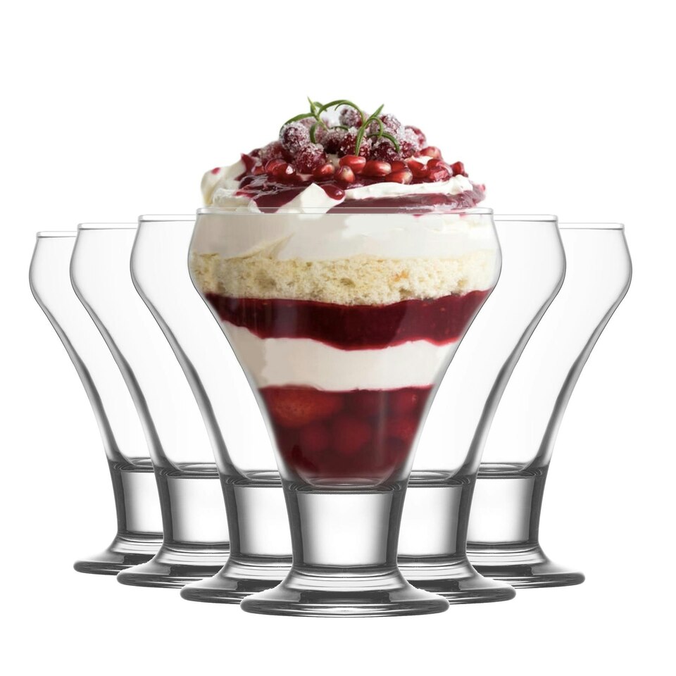 LAV Frosty Ice Cream Bowls - 9cm - Clear