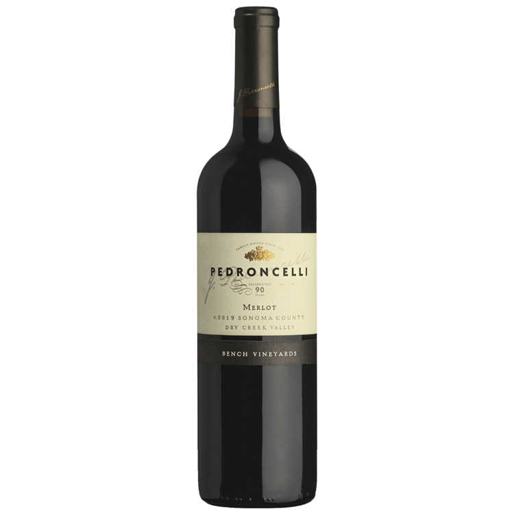 Pedroncelli Merlot, Bench Vineyards, 2000