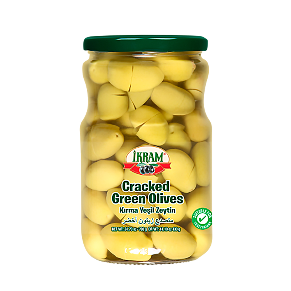 Ikram Cracked Green Olives – 2902078