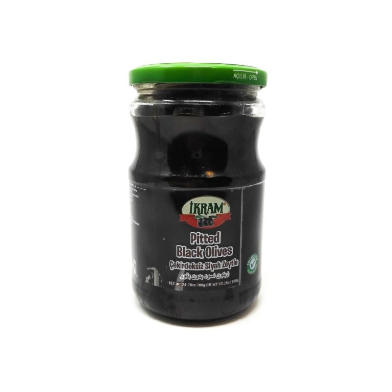 Ikram Black Olives Pitted 350 Gr*12