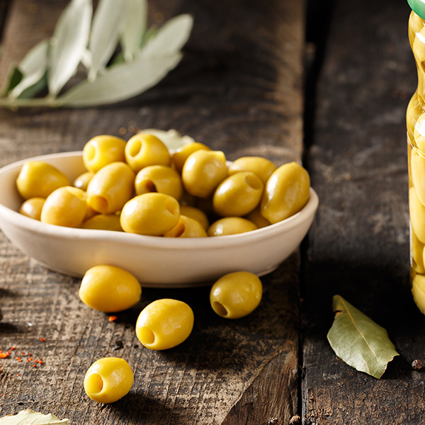 Ikram Pitted Green Olives 350gr