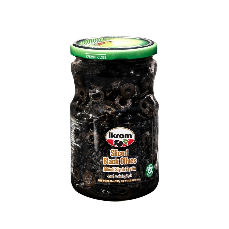 Ikram Sliced Black Olives 700g
