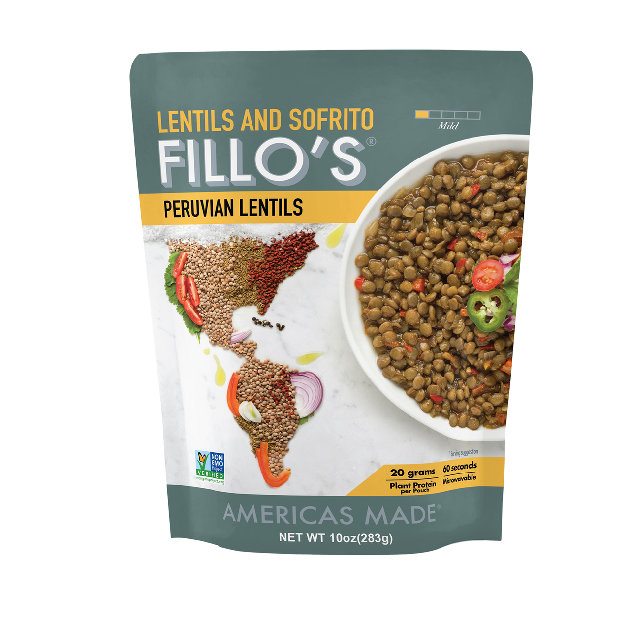 Fillo's Beans - Peruvian Lentils - Case Of 6 - 10 Oz