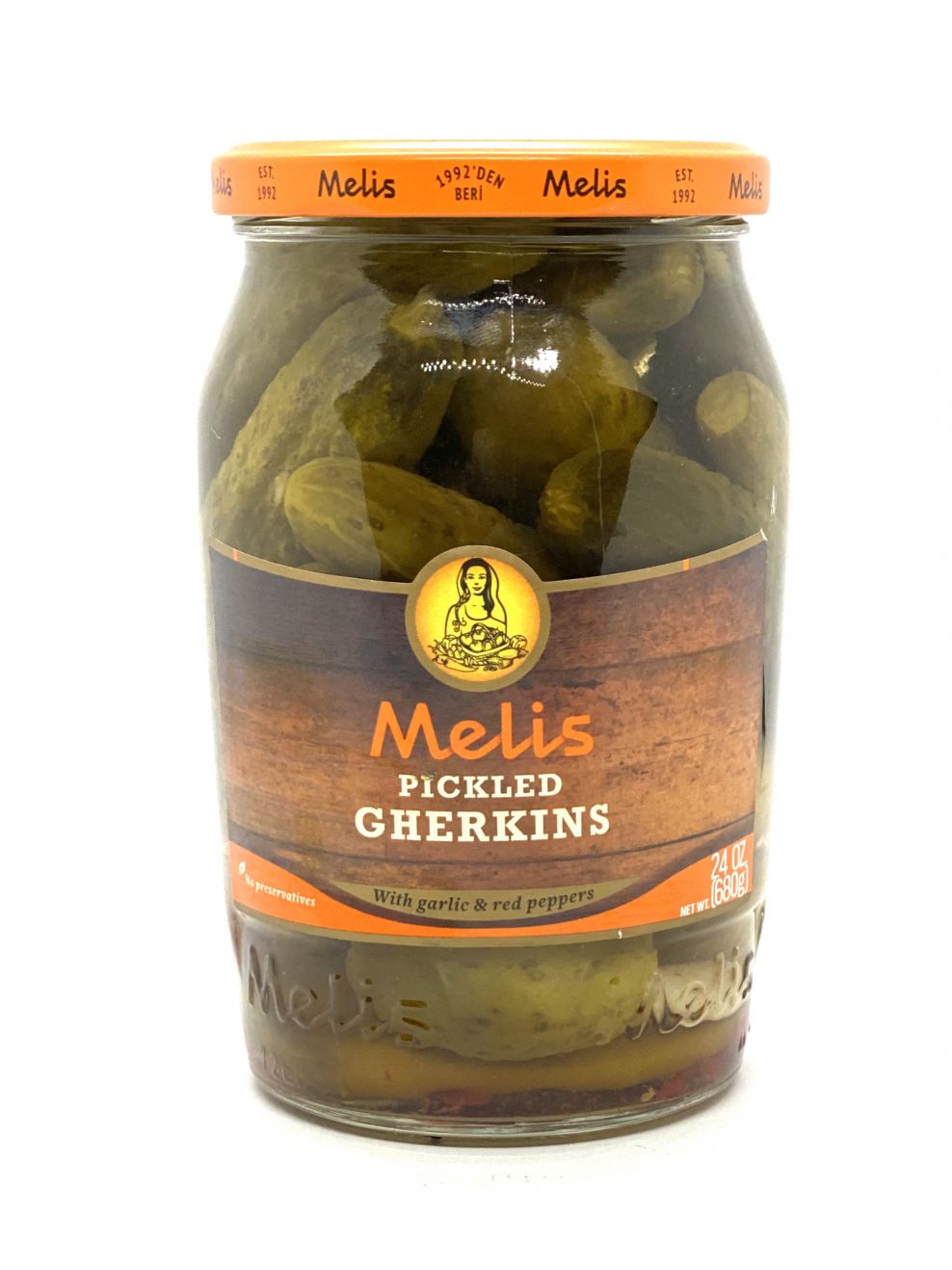 Melis Pickled Gherkins 680g